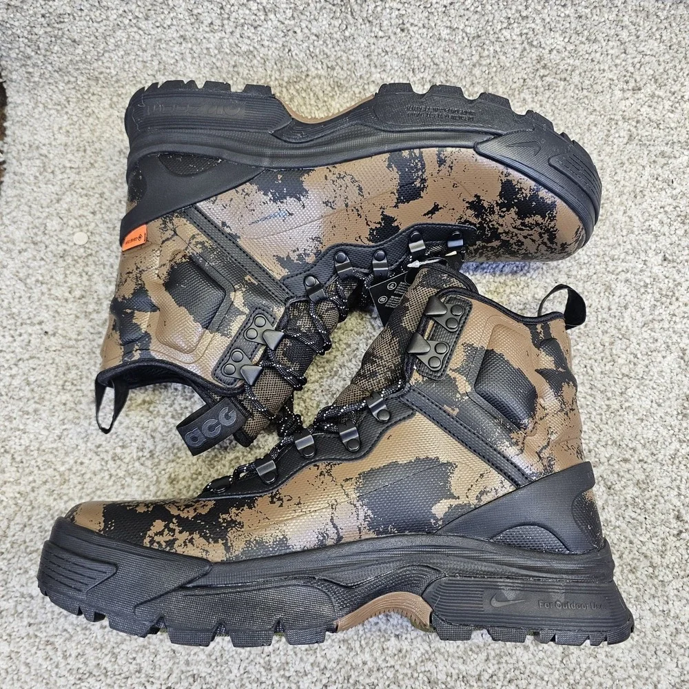 NEW Nike ACG Zoom Gaiadome GORE-TEX Men's Size 11 Black Brown IB2328-200‎ Camo